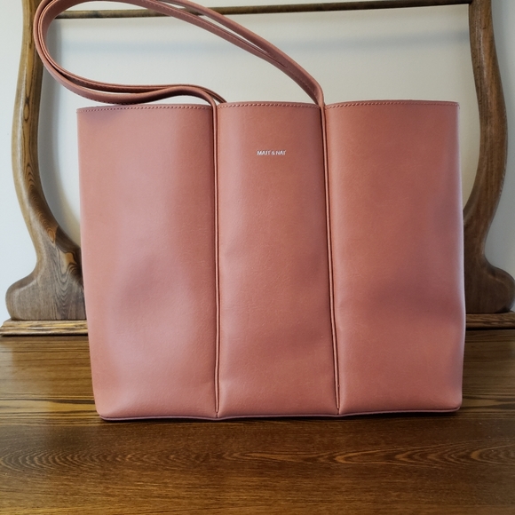Matt & Nat Handbags - Matt & Nat Hyde Tote Bag - Coral